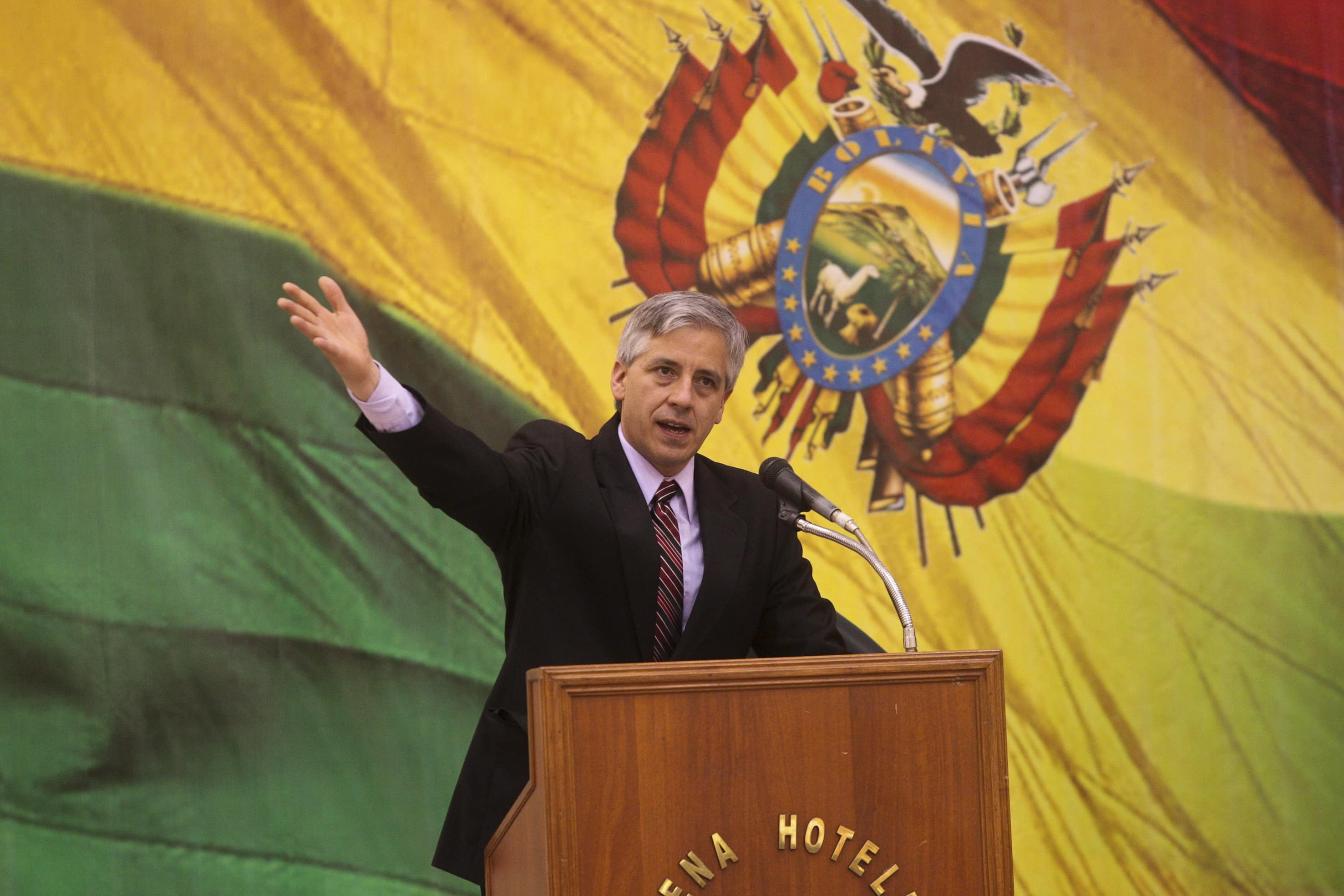 Bolivia's Vice President Álvaro García Linera, REUTERS/Miraflores Palace/Handout