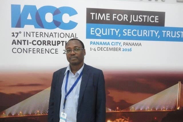 Alfredo Okenve was a speaker at the International Anti-Corruption Conference held in Panamá in December 2016, Human Rights Watch